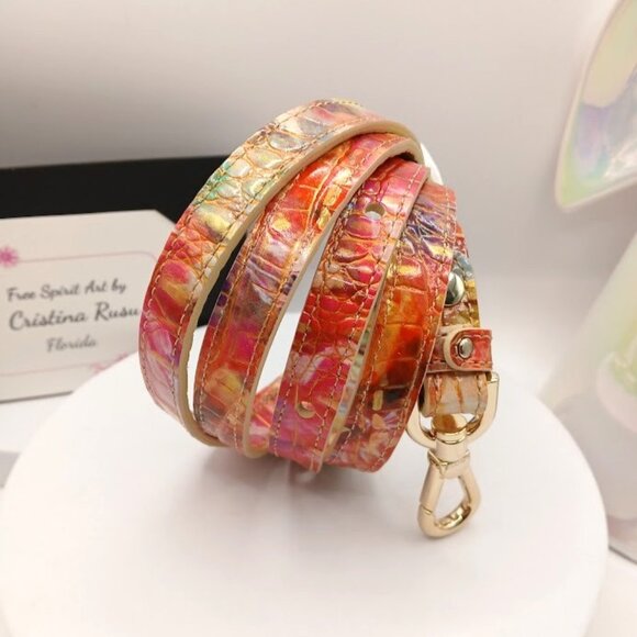 Brahmin Replacement Leather Strap NEW Happy Hour Color - Picture 1 of 4